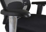 Medium Back Ergonomic Mesh Chair Black-GCC Home Center