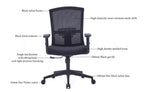 Load image into Gallery viewer, Medium Back Ergonomic Office Chair