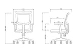 Load image into Gallery viewer, Medium Back Swivel Office Chair – Ergonomic Mesh Chair with Lumbar Support