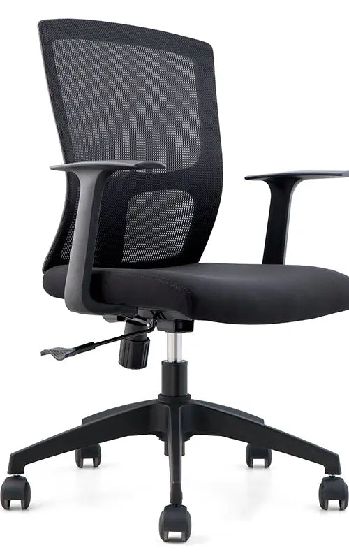 Medium Back Swivel Office Chair – Ergonomic Mesh Chair with Lumbar Support