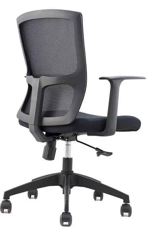 Medium Back Swivel Office Chair – Ergonomic Mesh Chair with Lumbar Support