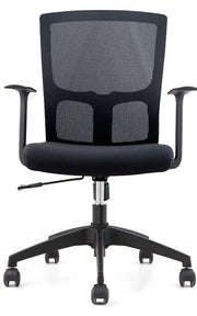 Medium Back Swivel Office Chair – Ergonomic Mesh Chair with Lumbar Support