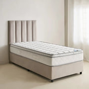 Medium Firm Single Mattress with Bonnell Springs & 7-Year Warranty – 90x200 cm-GCC Home Center