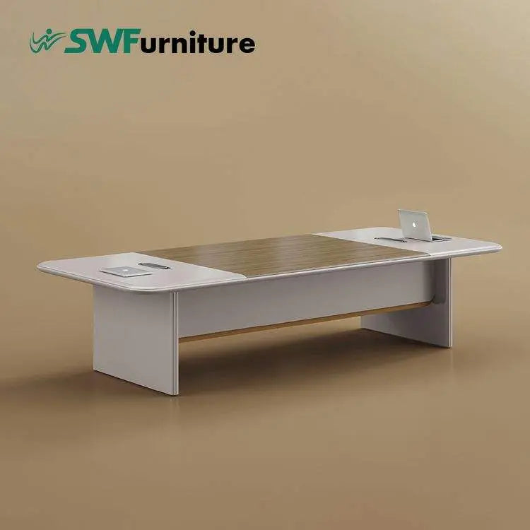 Meeting Table Office Wooden Modern Conference Luxury Large Executive Boardroom Table Environmentally-Friendly Materials 320*120cm