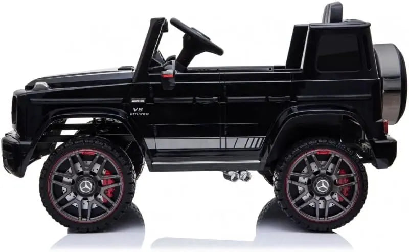 Mercedes Benz Amg G63, Licensed Electric Car, 12V Ride On Car With Remote Control For Kids - Black