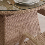 Load image into Gallery viewer, Metal &amp; Faux Rattan 4 Seater Outdoor Dining Set – Round
