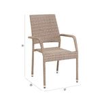 Load image into Gallery viewer, Metal &amp; Faux Rattan 4 Seater Outdoor Dining Set – Round