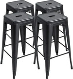 Load image into Gallery viewer, Metal Stackable Bar-Home Kitchen Stool - Black-GCC Home Center