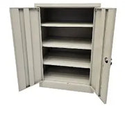 Metal Storage Cabinet – Steel Cabinet with Doors, 60×40×90 cm