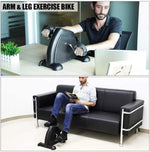 Load image into Gallery viewer, Mini Foot Exercise Machine LCD Display Black, Resistance Adjustable Indoor Cycling Feet, Suitable For Home Office Gym