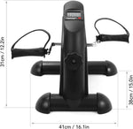 Load image into Gallery viewer, Mini Foot Exercise Machine LCD Display Black, Resistance Adjustable Indoor Cycling Feet, Suitable For Home Office Gym