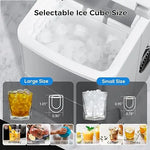 Load image into Gallery viewer, Arabian Mall Portable Mini Ice Maker Machine with Durable Compressor – Metallic Silver