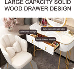 Load image into Gallery viewer, Mini Modern Nordic Style Dressing Table - Light Luxury, Exquisite Storage Design, Small Makeup Table for Your Beauty Space-GCC Home Center