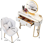 Load image into Gallery viewer, Mini Modern Nordic Style Dressing Table - Light Luxury, Exquisite Storage Design, Small Makeup Table for Your Beauty Space-GCC Home Center