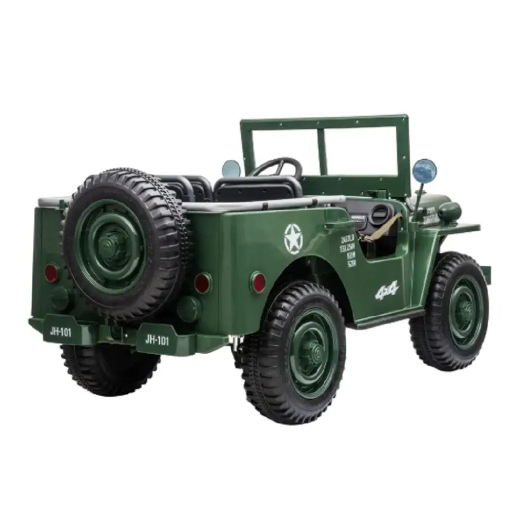 Mini Willys Buggy Electric Ride on Jeep 24 V With 3 Seats for Kids