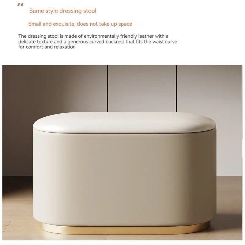 COOLBABY Minimalist cream style dressing table Bedroom modern simple light luxury makeup table network red style makeup table-GCC Home Center