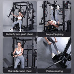 Load image into Gallery viewer, Miracle Fitness HD127: All-in-One 6-in-1 Smith Machine &amp; Functional Trainer