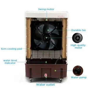Mobile/Portable Evaporative Air Cooler – 6000m3/h | BS-A117