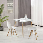 Load image into Gallery viewer, Modern 3-Piece Dining Set – Square Table with 2 Chairs, Perfect for Kitchen or Dining Room-GCC Home Center