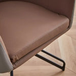 Load image into Gallery viewer, Modern 3-Piece Tea Table and Swivel Chair Set With a Glossy Finish
