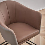 Load image into Gallery viewer, Modern 3-Piece Tea Table and Swivel Chair Set With a Glossy Finish