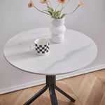 Load image into Gallery viewer, Modern 3-Piece Tea Table and Swivel Chair Set With a Glossy Finish