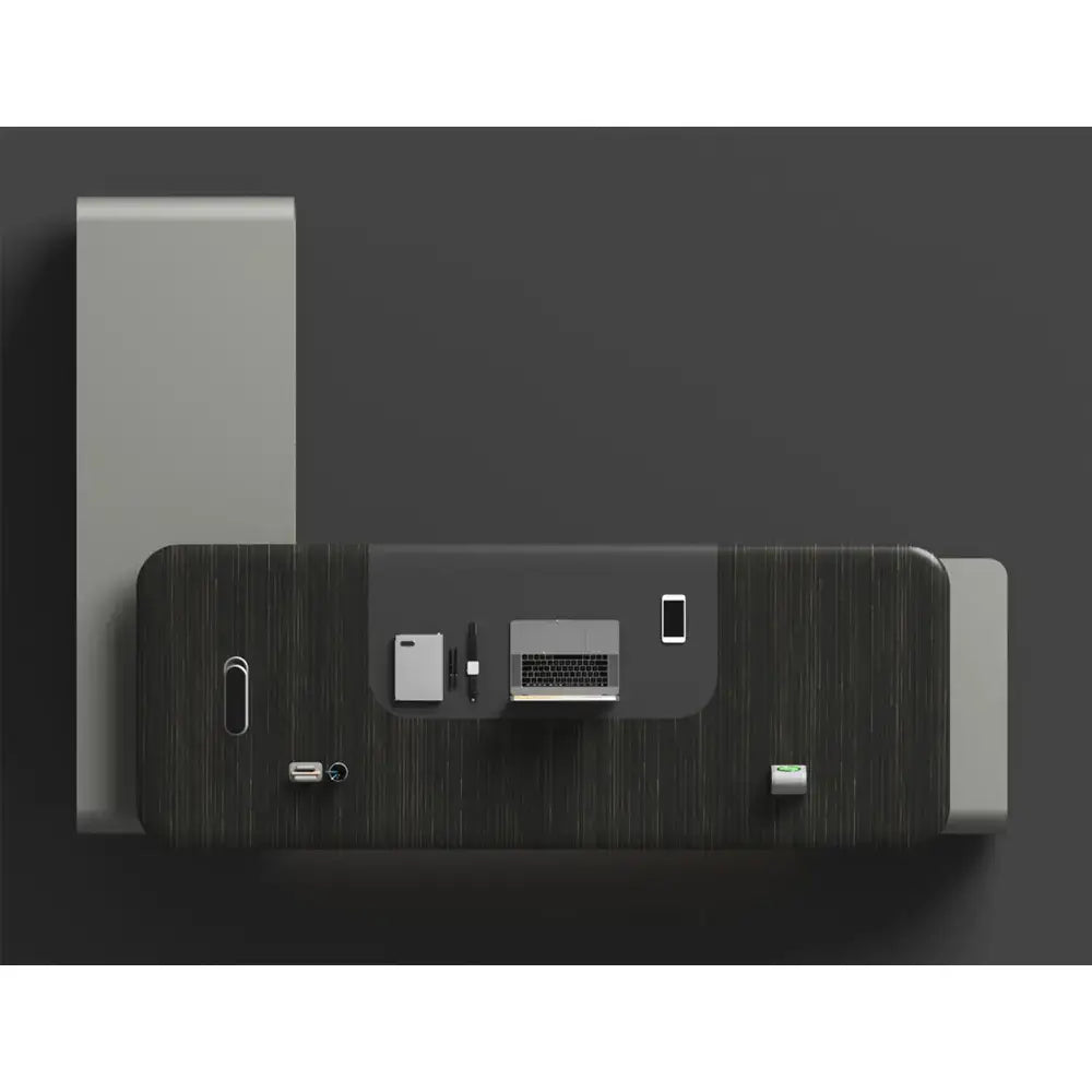 Modern 3200 Paint Wooden With LED and Power System Office Table for CEO Boss Office Desk 240X200