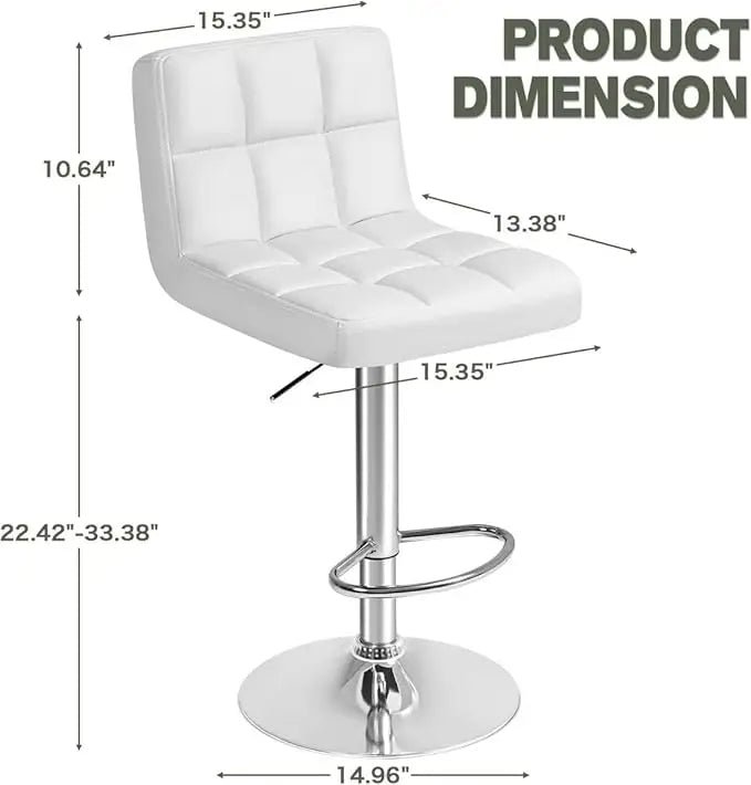 Modern Bar Stool Counter Height Barstools Height Pu Leather Bar Stool chairs-GCC Home Center