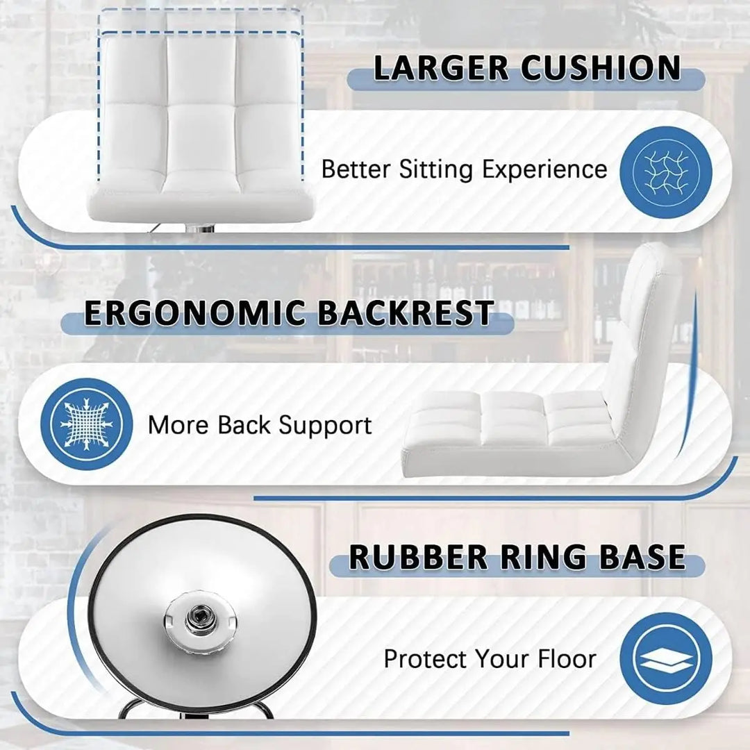 Modern Bar Stool Counter Height Barstools Height Pu Leather Bar Stool chairs-GCC Home Center