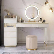Modern Black Makeup Dressing Table-GCC Home Center