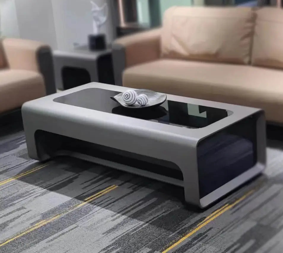 Modern Coffee Table For Living Room, Home Office - Grey-GCC Home Center