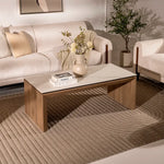 Load image into Gallery viewer, Modern Coffee Table with Sintered Stone Top