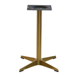 Load image into Gallery viewer, Arabian Mall Modern Cross Base Table Leg (JP3098) - Brushed Gold Commercial Metal