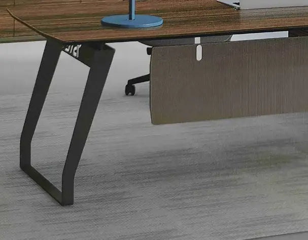 Modern Design 200 cm Executive Office Table - Brown-GCC Home Center