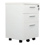 Load image into Gallery viewer, Modern Design Cubicle Works Station With 3-Door Movable Drawer - White-GCC Home Center