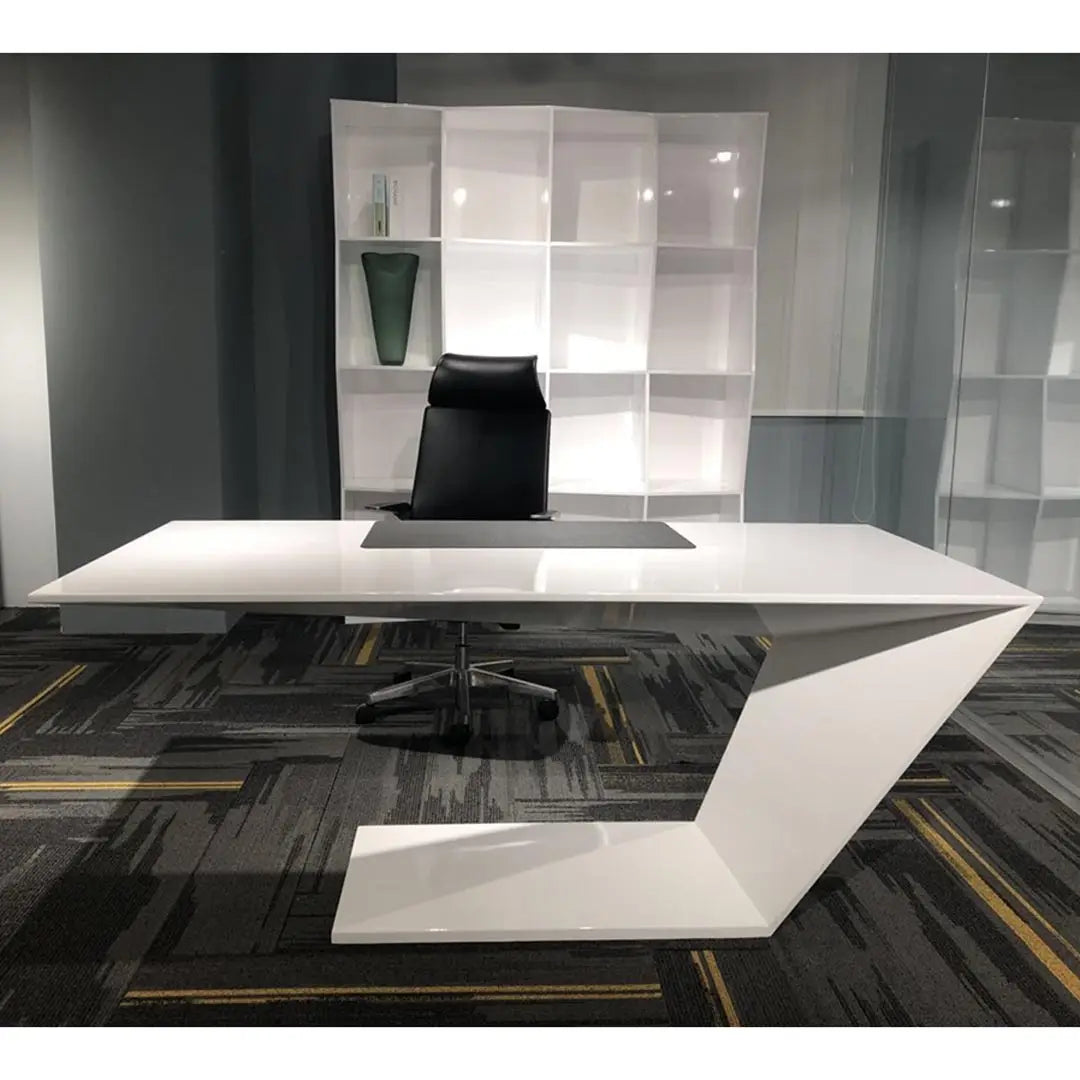 Modern Design Executive Office Table With a Glossy Finish - Office Desk-GCC Home Center