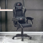 Load image into Gallery viewer, Modern design Gaming chair MH-FR44-Grey-blk It has HeadRest and Arm rest material Pu leather - Grey,Black-GCC Home Center