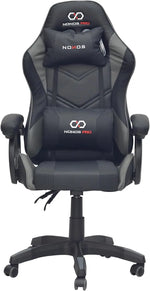 Load image into Gallery viewer, Modern design Gaming chair MH-FR44-Grey-blk It has HeadRest and Arm rest material Pu leather - Grey,Black-GCC Home Center