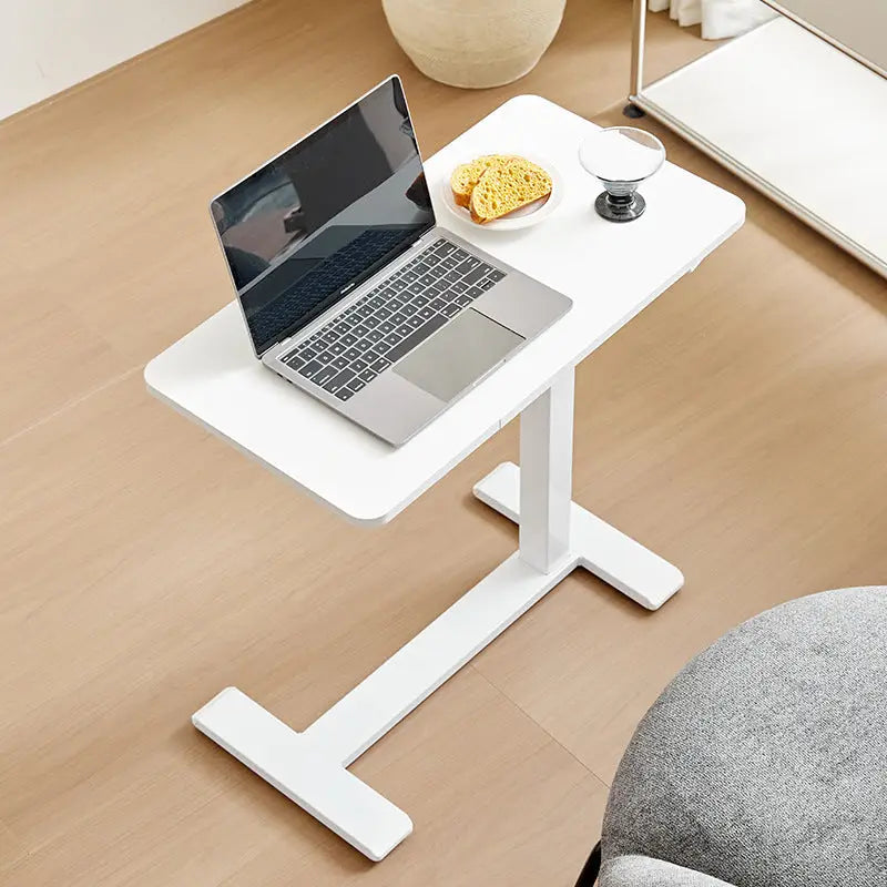 Arabian Mall Height-Adjustable Mobile Sit-Stand Desk with Carbon Fiber Frame