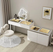 Modern Dressing Table Set, Vanity Desk for Bedroom-GCC Home Center