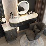 Load image into Gallery viewer, Modern Dressing Table with Lighted Mirror, Makeup Desk with Multi-Functional Storage-GCC Home Center