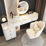 Load image into Gallery viewer, Modern Dressing Table with Lighted Mirror, Makeup Desk with Multi-Functional Storage-GCC Home Center
