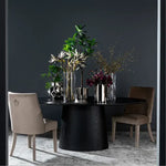Load image into Gallery viewer, Modern Elegance Dining Table Black – 200x110 cm