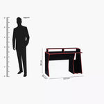 Load image into Gallery viewer, Modern Engineered Wood Study Desk