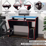 Load image into Gallery viewer, Modern Engineered Wood Study Desk