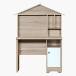 Load image into Gallery viewer, Modern Engineered Wood Study Desk with Hutch