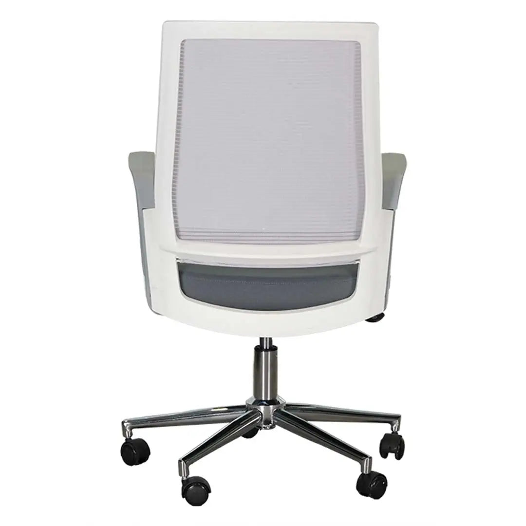 Modern Ergonomic Low Back Office Chair - Grey-GCC Home Center