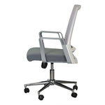 Load image into Gallery viewer, Modern Ergonomic Low Back Office Chair - Grey-GCC Home Center