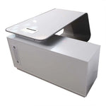 Load image into Gallery viewer, Modern Executive Office Table - Glossy White-GCC Home Center