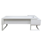 Load image into Gallery viewer, Modern Executive Office Table With Metal Frames And Legs - White-GCC Home Center